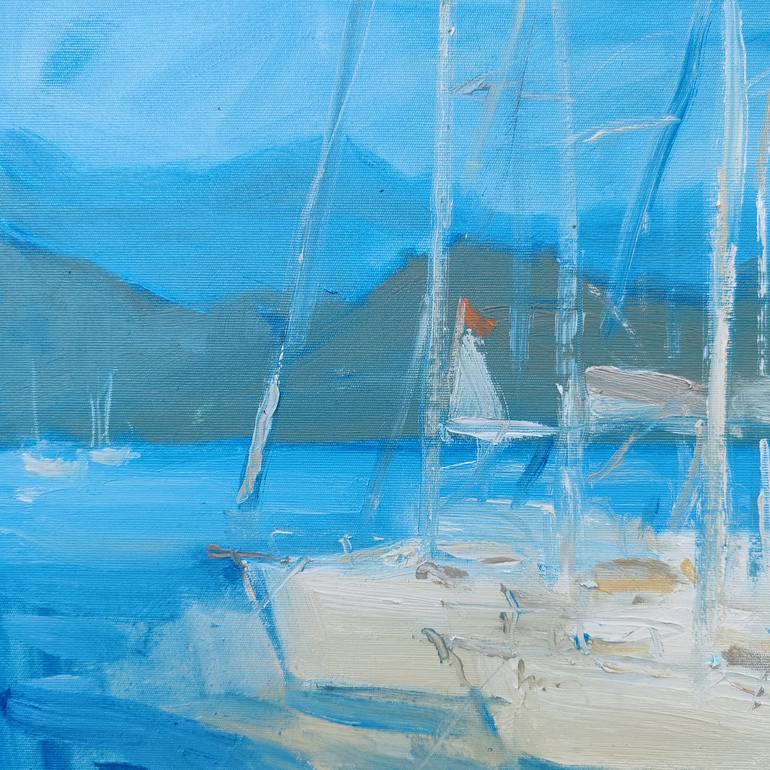 Original Impressionism Seascape Painting by Dina Aseeva