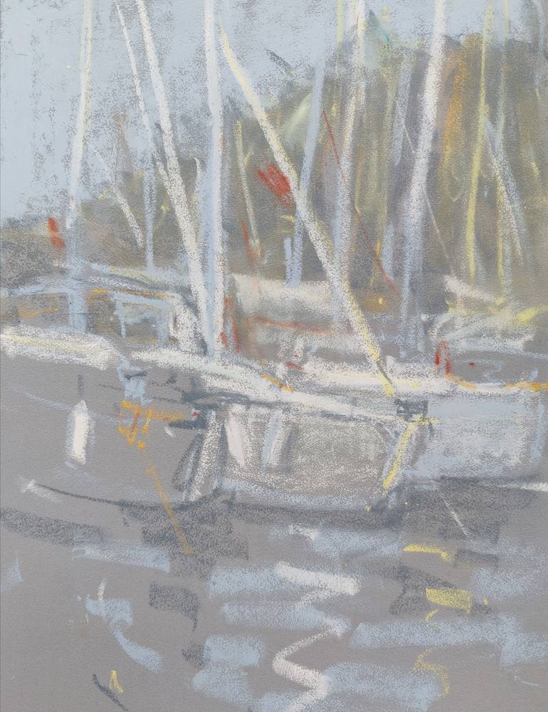 Original Impressionism Seascape Drawing by Dina Aseeva