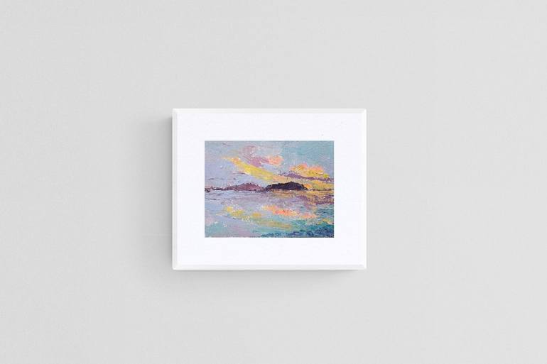 Original Impressionism Seascape Painting by Dina Aseeva