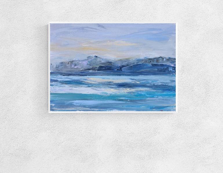 Original Impressionism Seascape Painting by Dina Aseeva