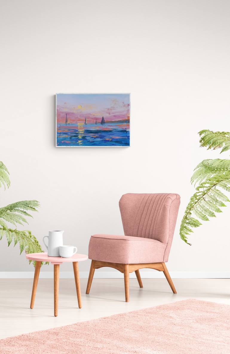 Original Seascape Painting by Dina Aseeva