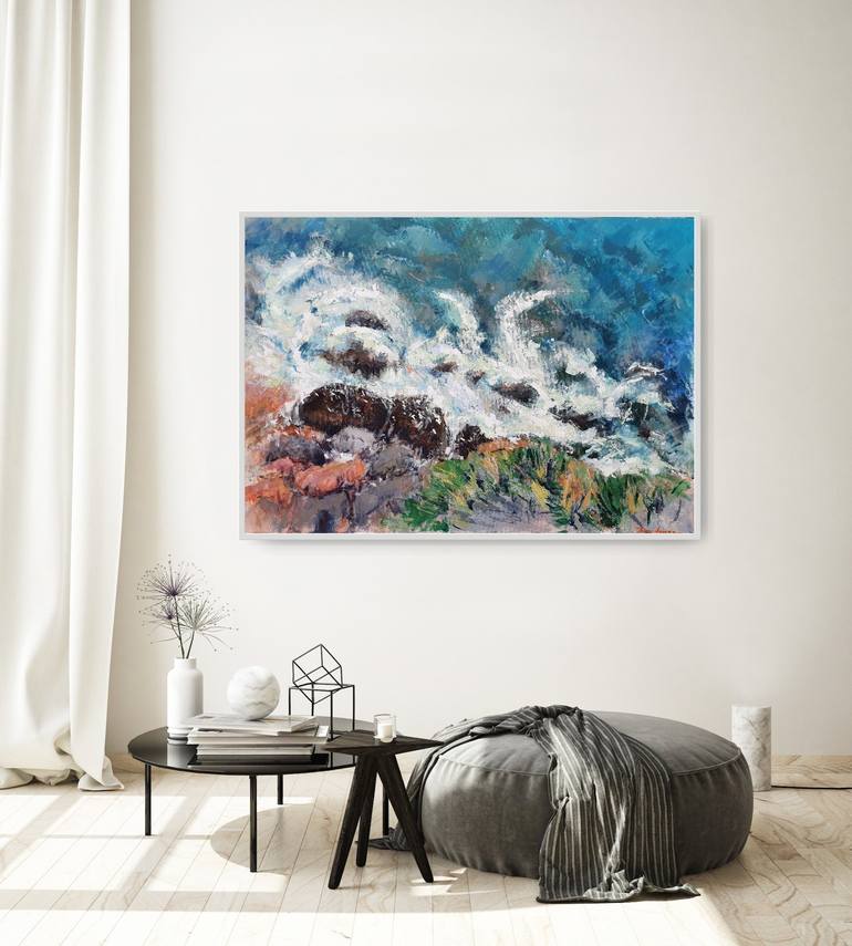 Original Seascape Painting by Dina Aseeva