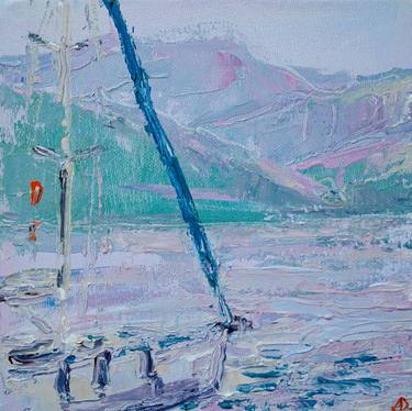 Print of Yacht Paintings by Dina Aseeva