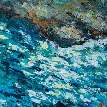 Original Abstract Seascape Paintings by Dina Aseeva