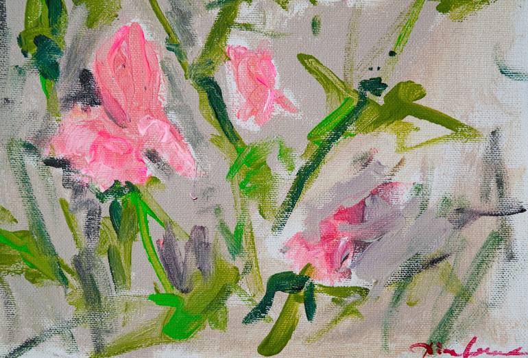 Original Floral Painting by Dina Aseeva