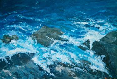 Original Impressionism Seascape Paintings by Dina Aseeva