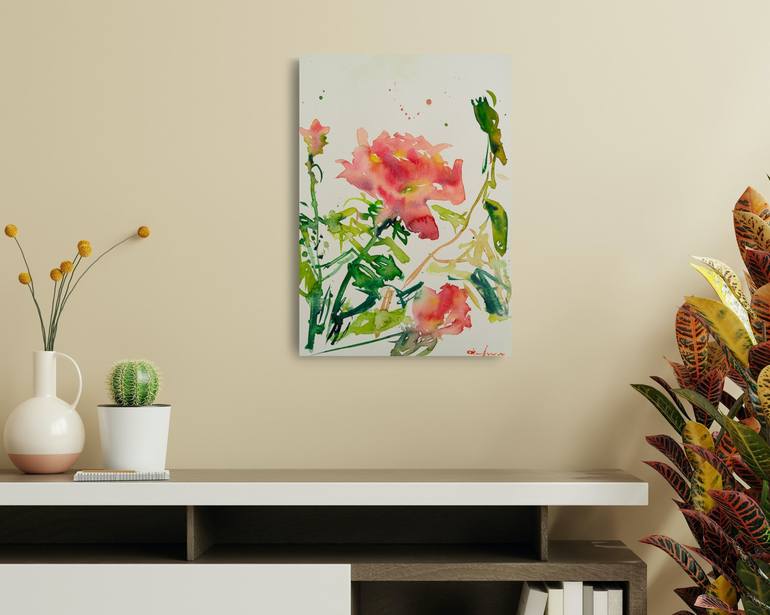 Original Floral Mixed Media by Dina Aseeva