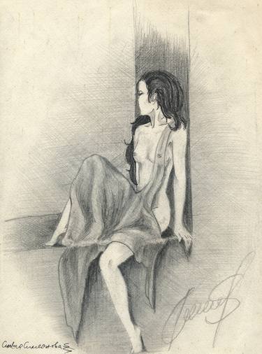 Original Realism Women Drawings by Silvia Simeonova