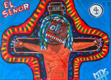 Print of Street Art Religion Paintings by Miguel Amortegui