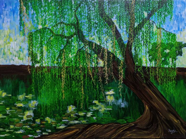 weeping willow painting