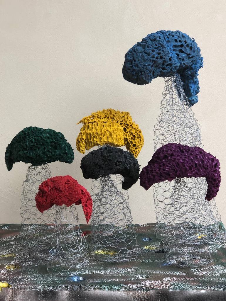 Original Conceptual Abstract Sculpture by Angela Iandelli