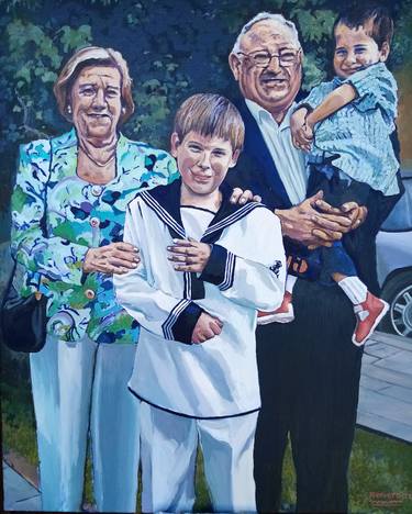 Original People Paintings by Juan Carlos Oronoz
