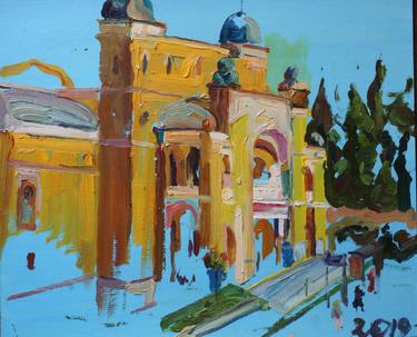 Print of Impressionism Architecture Paintings by Anri Kutchava