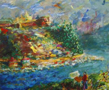 Original Fine Art Landscape Paintings by Anri Kutchava