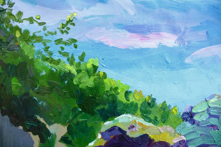 Original Expressionism Landscape Painting by Anri Kutchava
