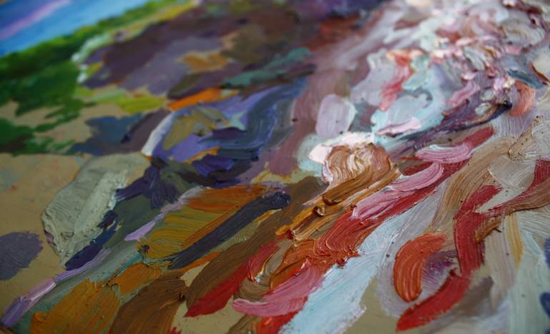 Original Expressionism Landscape Painting by Anri Kutchava