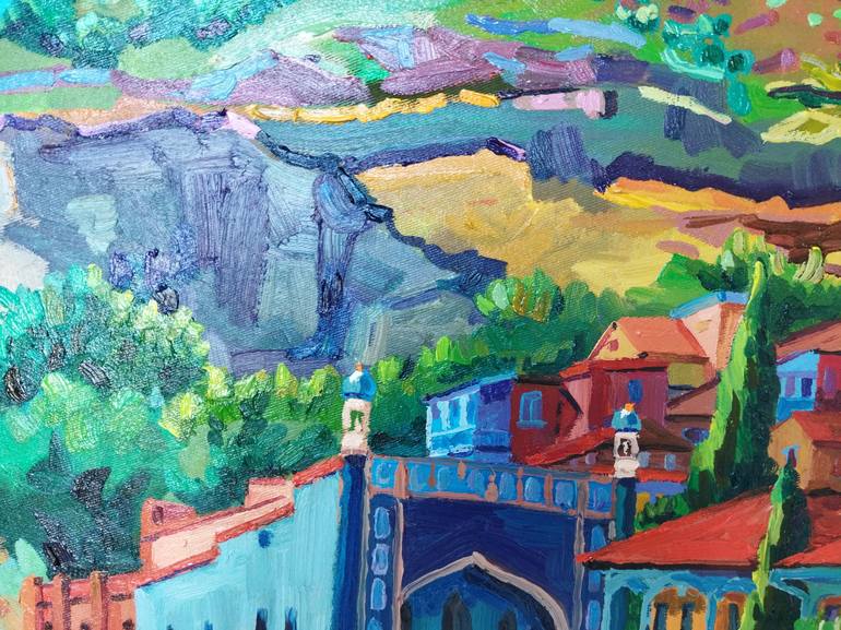 Original Impressionism Landscape Painting by Anri Kutchava