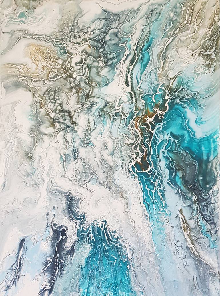 Original Modern Abstract Painting by Olena Shchetnova