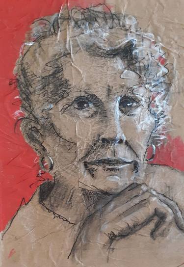 Original Portraiture Portrait Painting by Georgette Goldberg Haydu