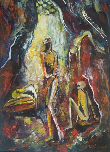 Original Expressionism People Paintings by Ani Petrosyan