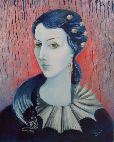 Print of Fine Art Portrait Paintings by Ani Petrosyan