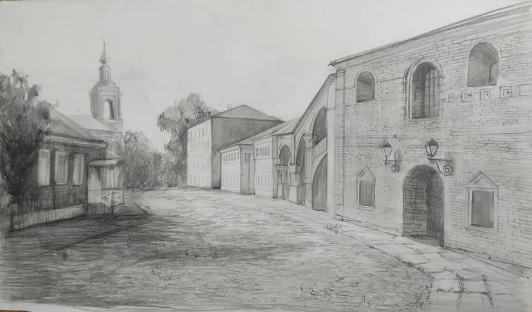 Original Architecture Drawing by Ani Petrosyan