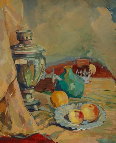 Print of Realism Still Life Paintings by Ani Petrosyan