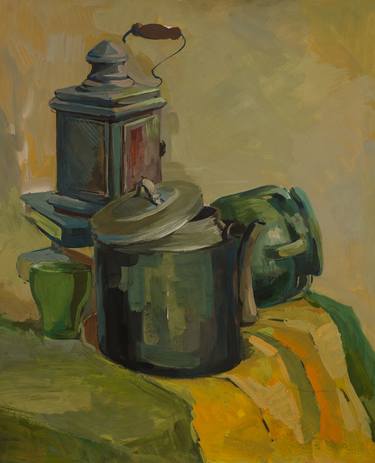 Print of Realism Still Life Paintings by Ani Petrosyan