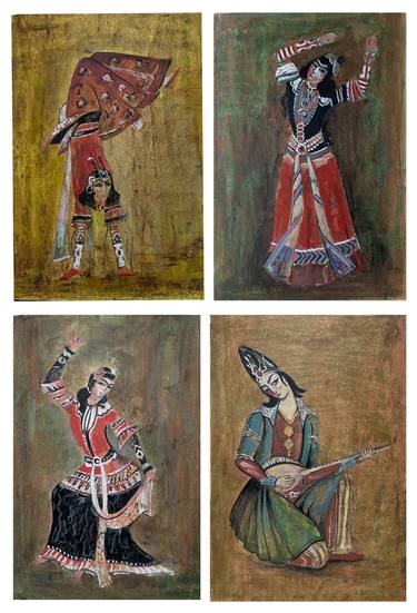 Original Figurative People Paintings by Ani Petrosyan