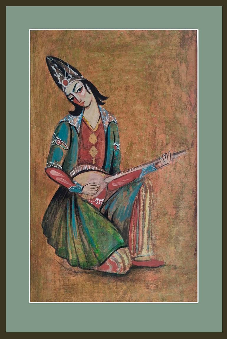 Original Figurative People Painting by Ani Petrosyan