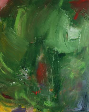 Original Abstract Expressionism Abstract Painting by Alexandra Baker