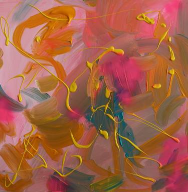 Original Abstract Expressionism Abstract Painting by Alexandra Baker