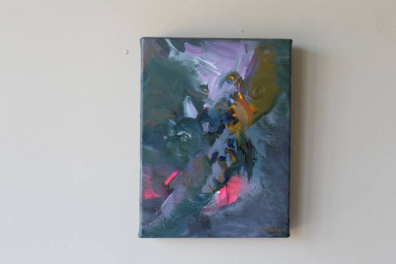 Original Abstract Expressionism Abstract Painting by Alexandra Baker