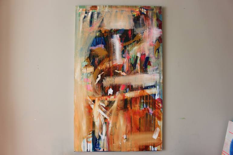 Original Abstract Expressionism Abstract Painting by Alexandra Baker