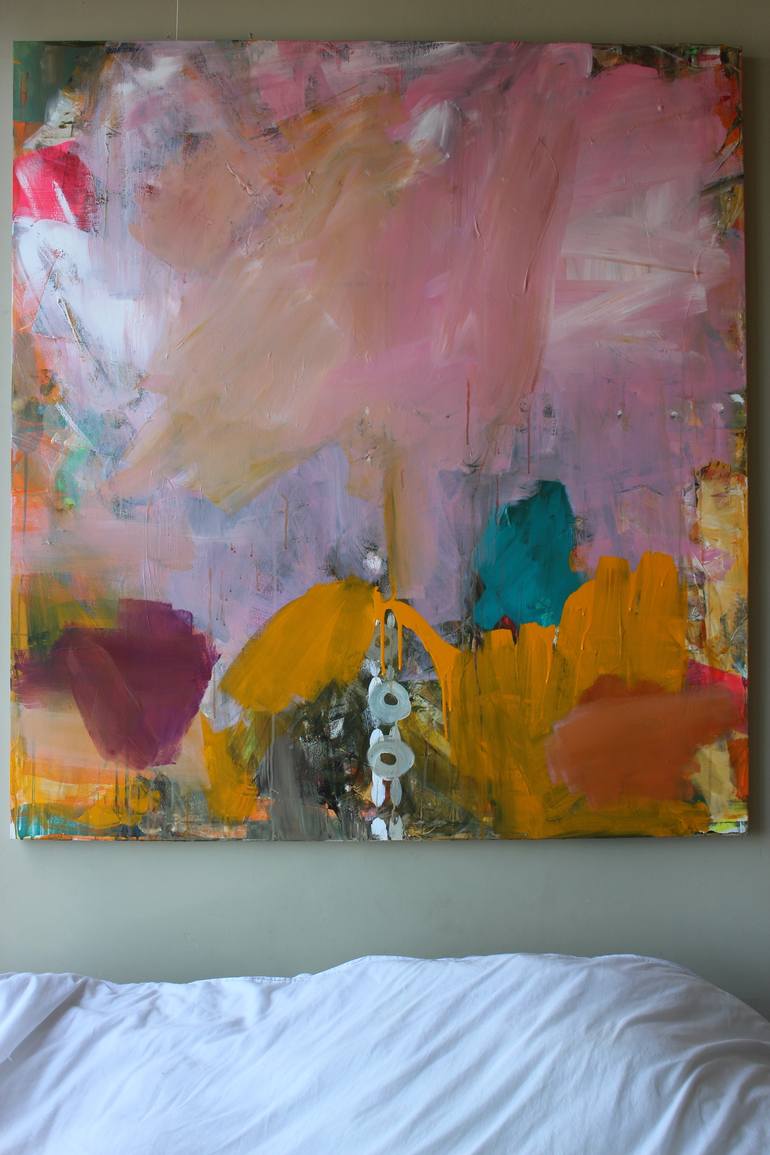 Original Abstract Expressionism Abstract Painting by Alexandra Baker