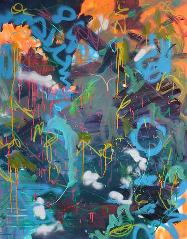 Original Abstract Paintings by Alexandra Baker