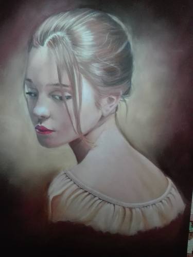 Original Portrait Painting by Maria Barisani