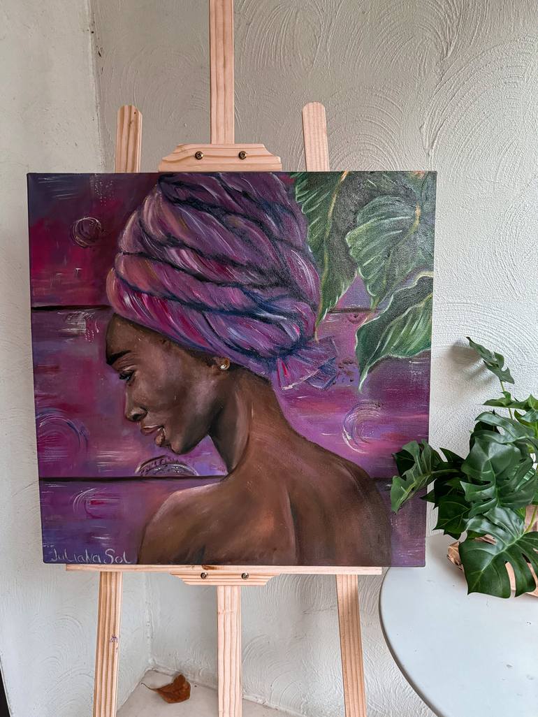 Original Portrait Painting by Juliana Sol