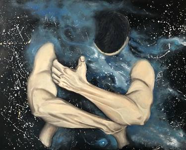 Print of Surrealism Love Paintings by Juliana Sol