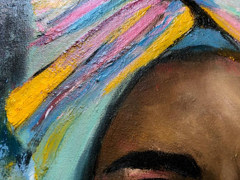 Original Abstract People Painting by Juliana Sol