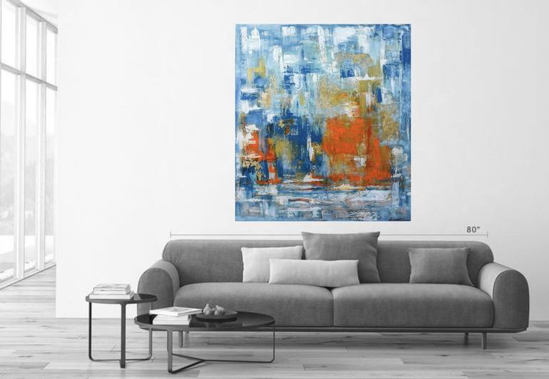 Original Abstract Expressionism Abstract Painting by Juliana Sol
