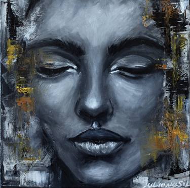 Print of Abstract Expressionism Portrait Paintings by Juliana Sol
