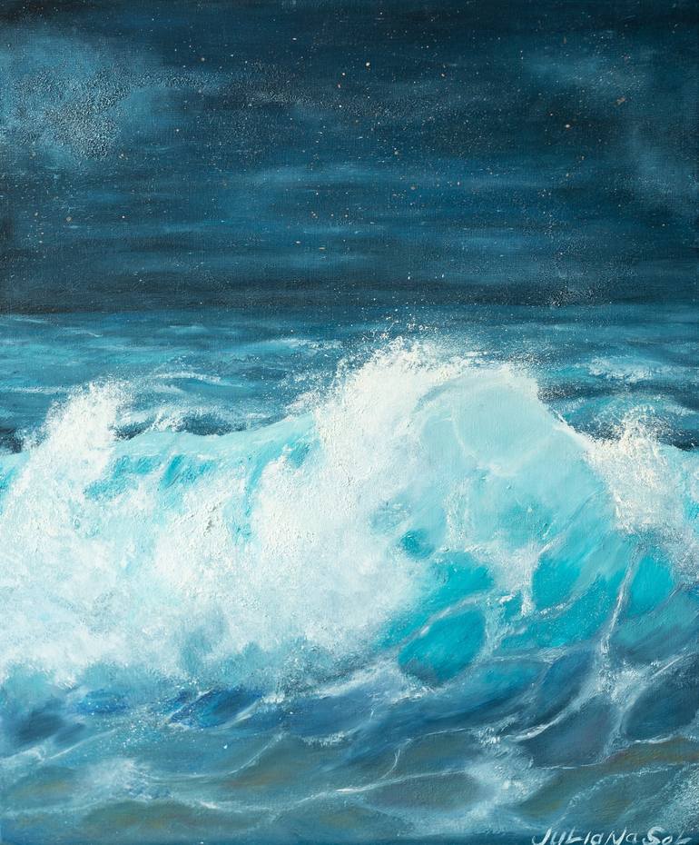 The Sea Inside Me - Original Oil Seascape, Wall Art, Beautiful Seascape 