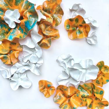 Original Contemporary Floral Mixed Media by Tonya Trest
