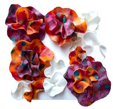 Original Minimalism Floral Mixed Media by Tonya Trest