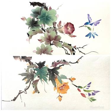 Original Floral Paintings by Albert K Libre