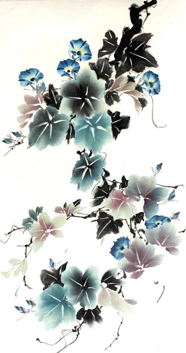 Original Figurative Floral Paintings by Albert K Libre