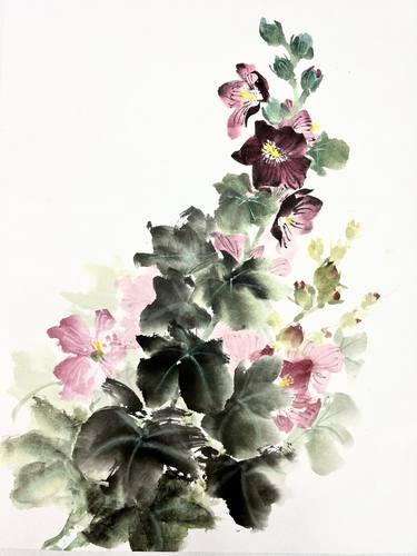 Chinese Brush Painting - Spring Blossom thumb