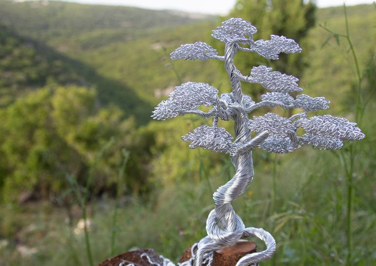 Original Impressionism Landscape Sculpture by Leon Riskin