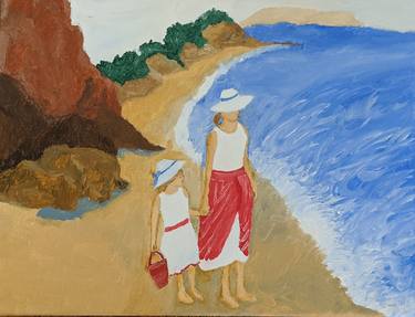 Print of Expressionism Beach Paintings by Nandini Suresh